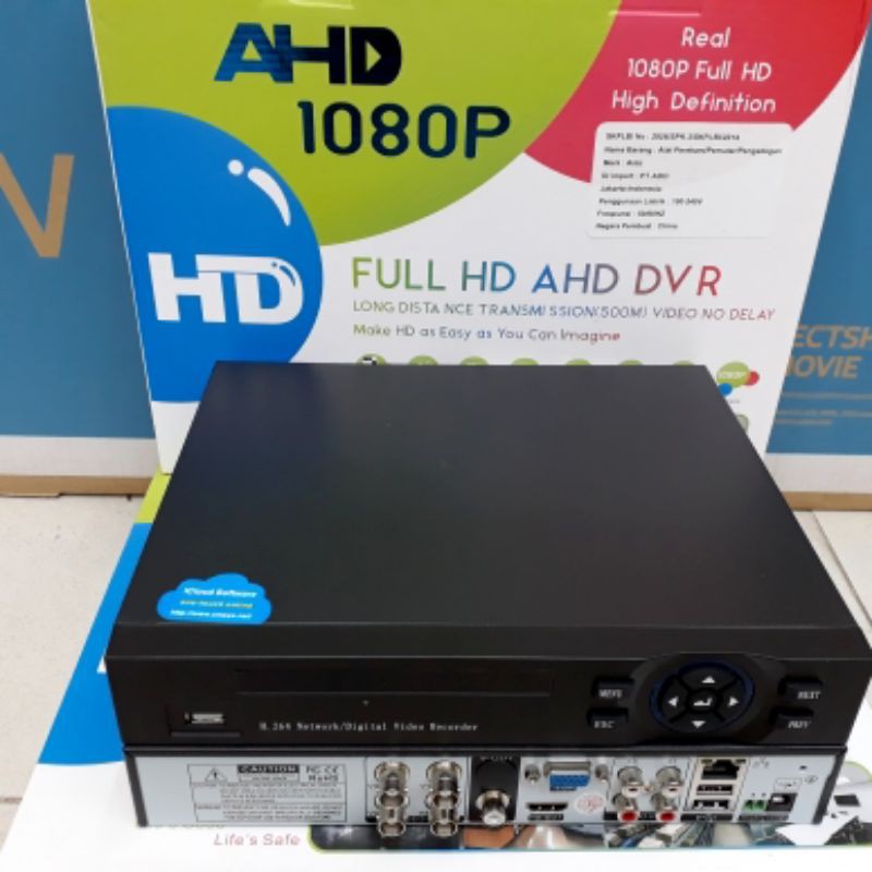 PAKET CCTV MURAH 4CHANNEL AHD 3MP 1080P KOMPLIT TGL PASANG