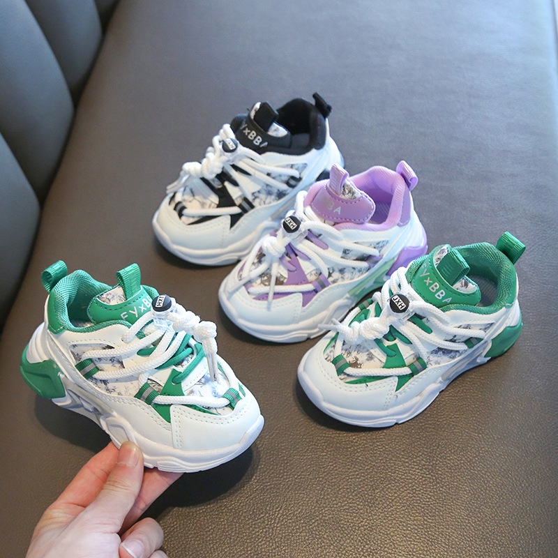 Sepatu Anak import model FYXBBA absrak  FASHION terbaru 100% import