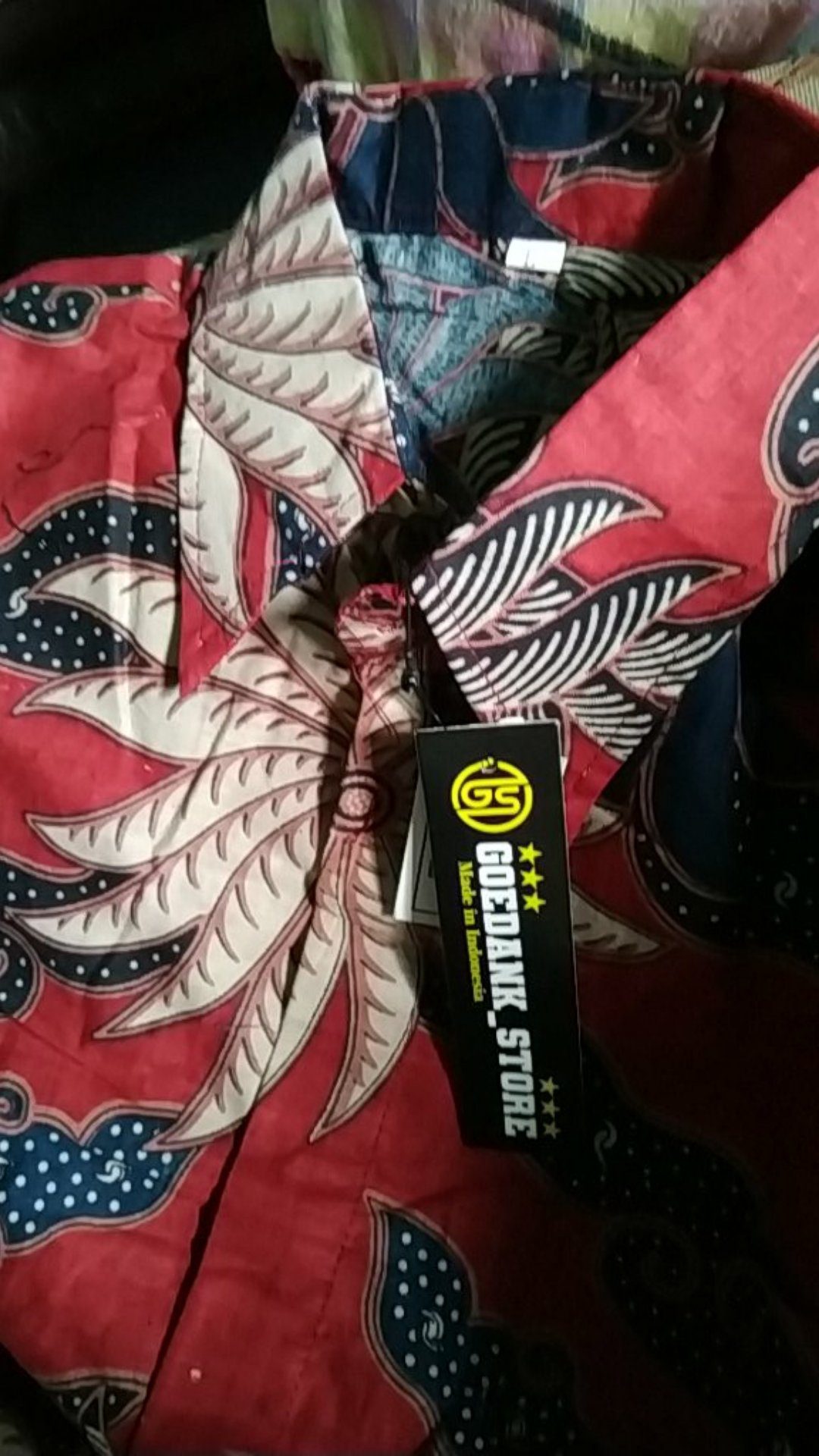 Atasan Batik Pria Lengan Panjang Kenongo Hem Padi Pekalongan M L Xl