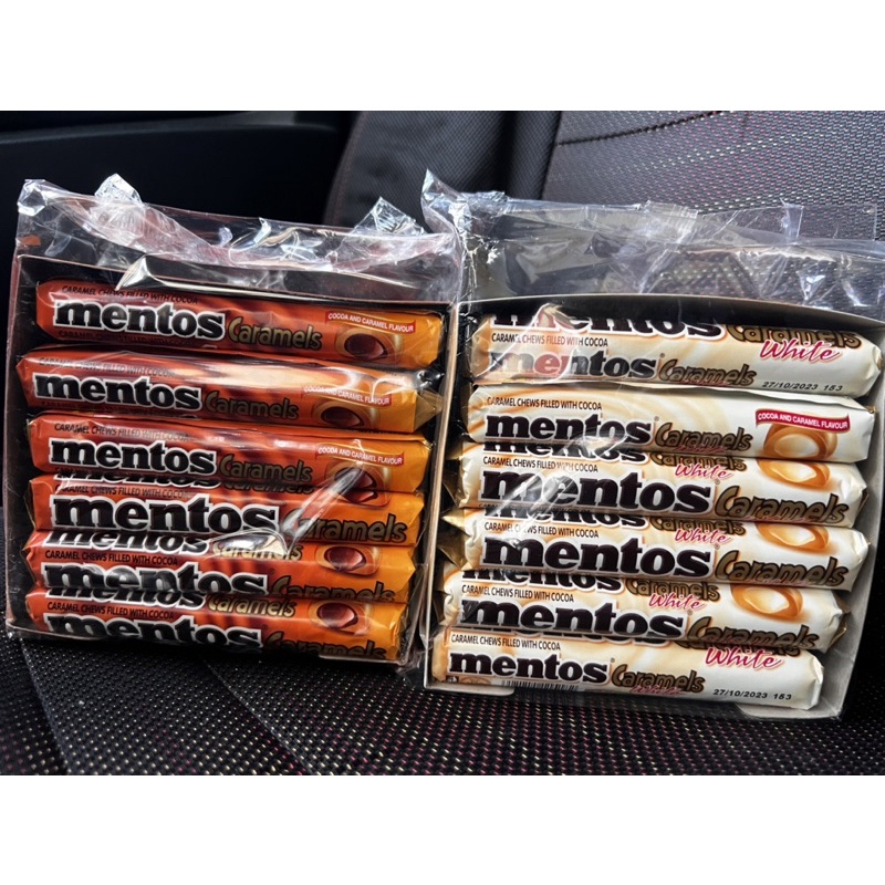 

Mentos Caramels Original & Mentos Caramels WHite 37gr