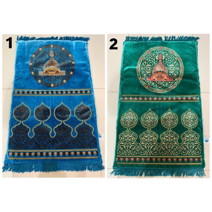 Sajadah Busa tebal 4 cm-resleting-pakai tas made in Turki