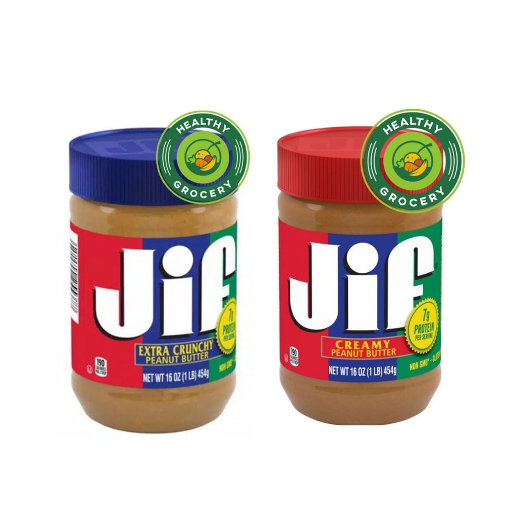 

Jif Creamy Peanut Butter Selai Kacang 16OZ 454gr Krunchy