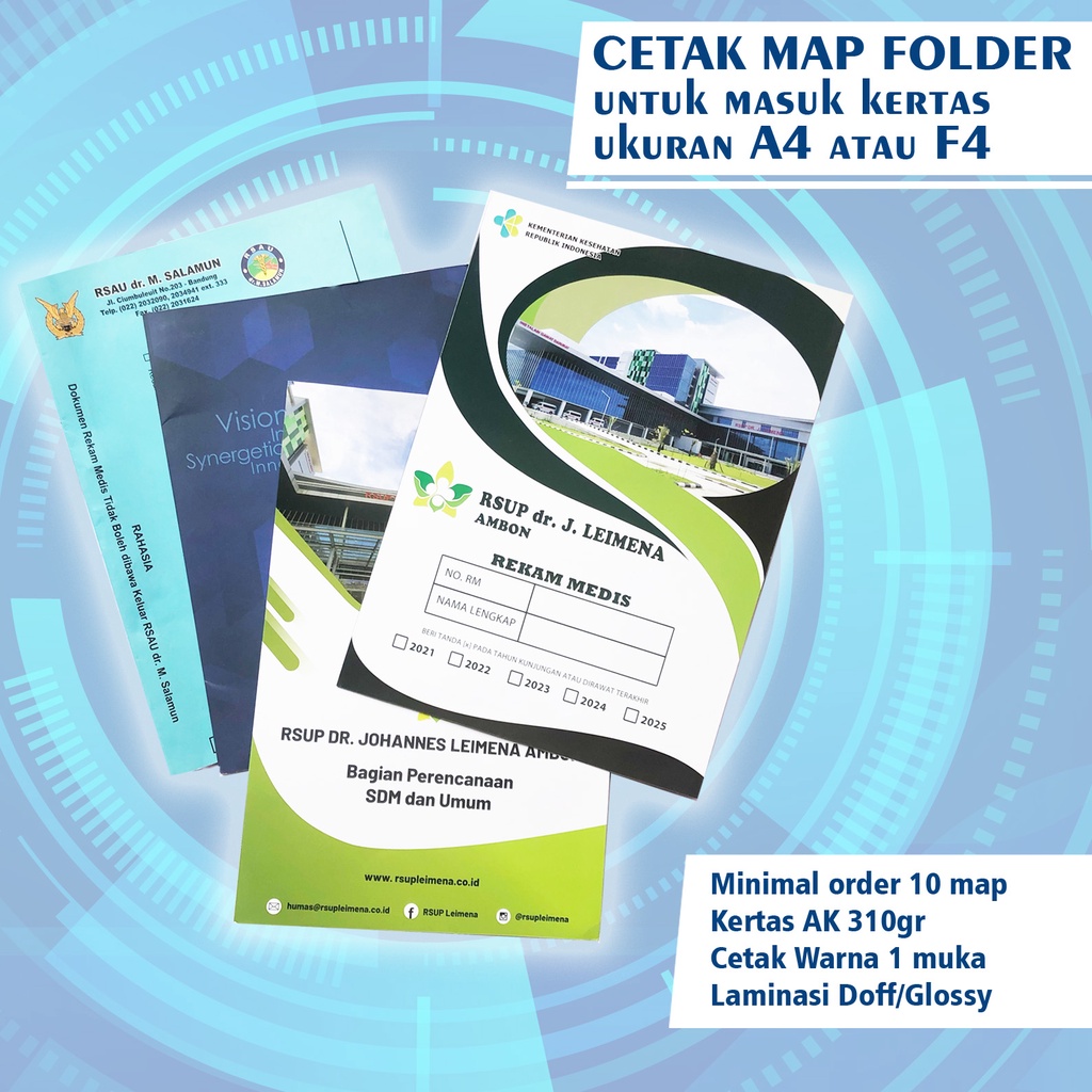 

Cetak Map Folder (Stop Map) Satuan - untuk kertas A4