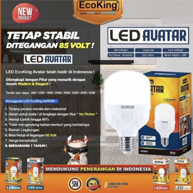 Lampu LED garansi murah ecoking Avatar