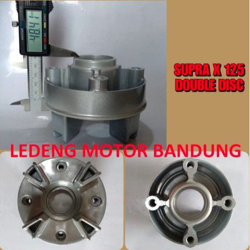 Nap Roda Supra X 125cc Hub Gear Gir Cakram Doubel Disc Honda Lokal