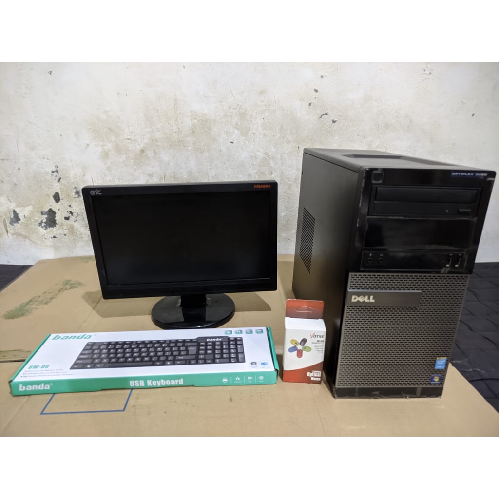 KOMPUTER BUILTUP FULLSET PC+LCD+KEYBOARD+MOUSE CORE i3,i5,i7 RAM 4GB HDD &amp; SSD