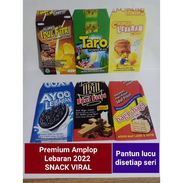 

Amplop Lebaran Edisi viral Snack Pantun