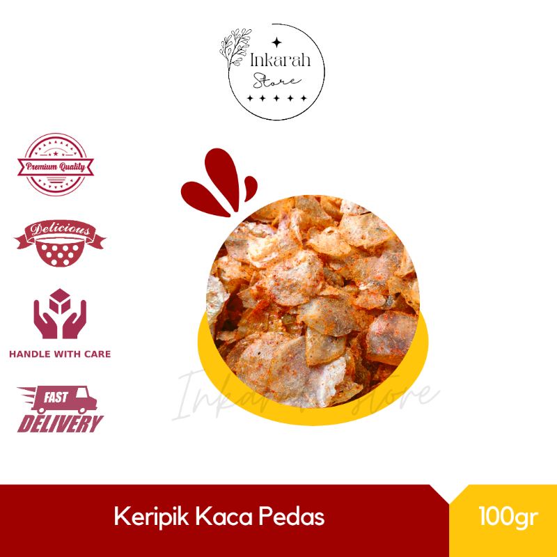 

Kripik Kaca Pedas Keripik Kaca Pedas Murah Kripca Pedas Murah Ukuran 100gr