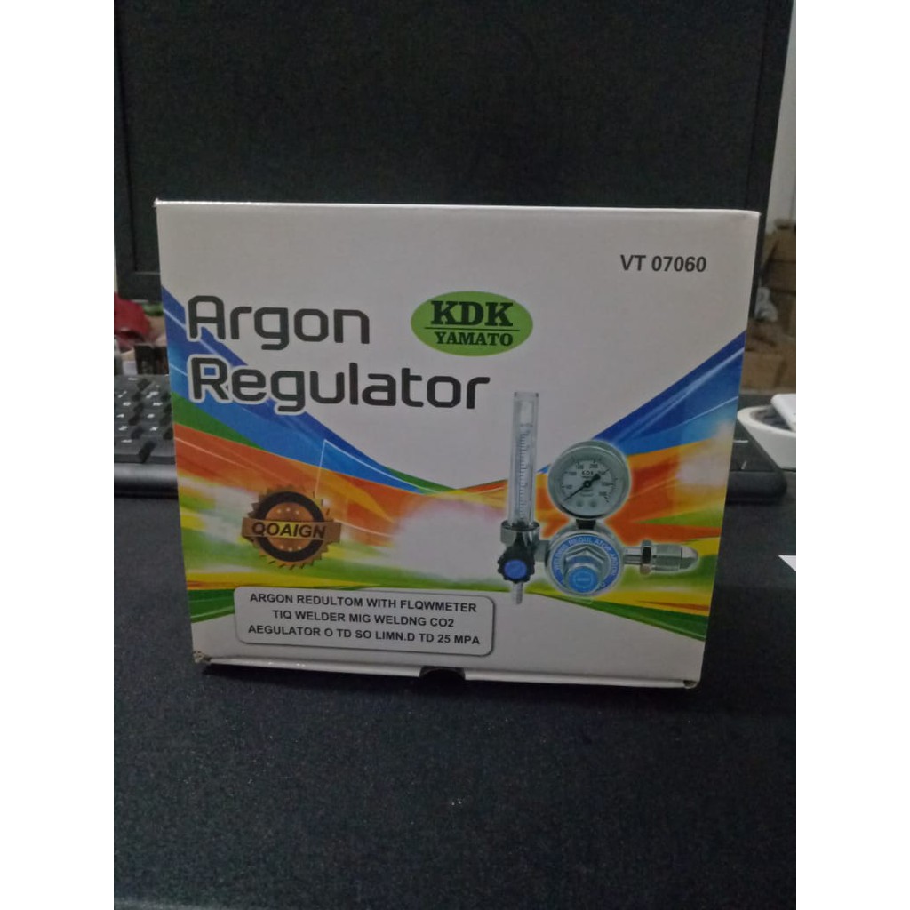 KDK YAMATO Regulator Gas Argon - Tabung Las Argon REGULATOR ARGON YAMATO MAX YR 78 - ARGON GAS WELDING REGULATOR YR78