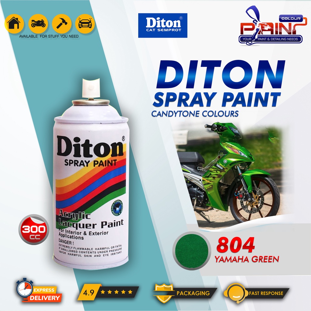 Diton 804 Yamaha Green Cat Semprot/Pylox/Samurai Motor/Helm/Gundam