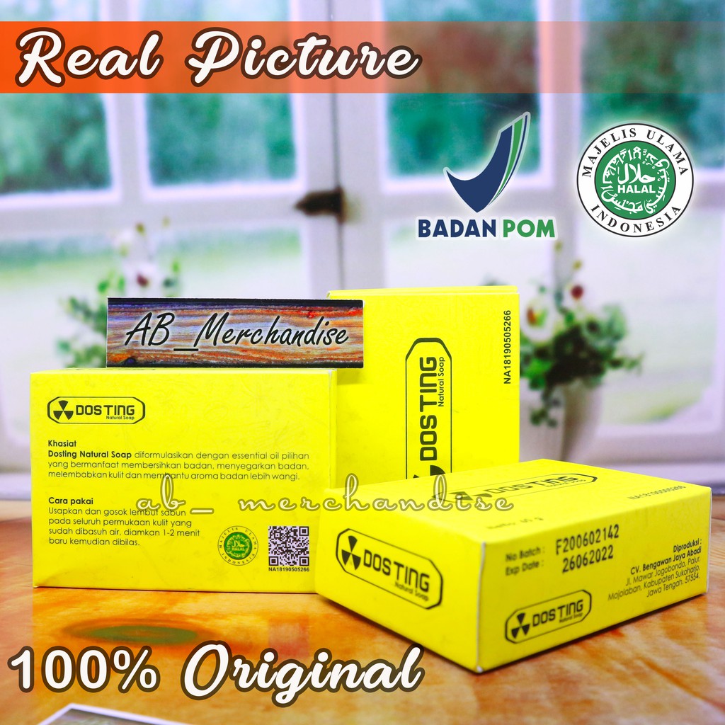 SABUN DOSTING WHITENING ORIGINAL 100% / SABUN WHITENING / SABUN PEMUTIH