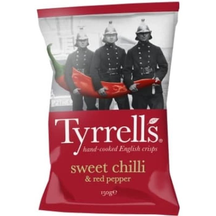 

#HANDCARRY Tyrells Potato Chips Sweet Chilli & Red Pepper 150g - UFOHCR1575