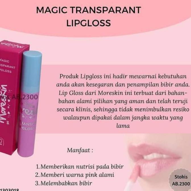 ➷ Lips Gloss - Lipstik Glossy Tahan Lama - Moreskin Lipstik - Lipstik Glossy Lip Gloss - Lip Gloss ♔