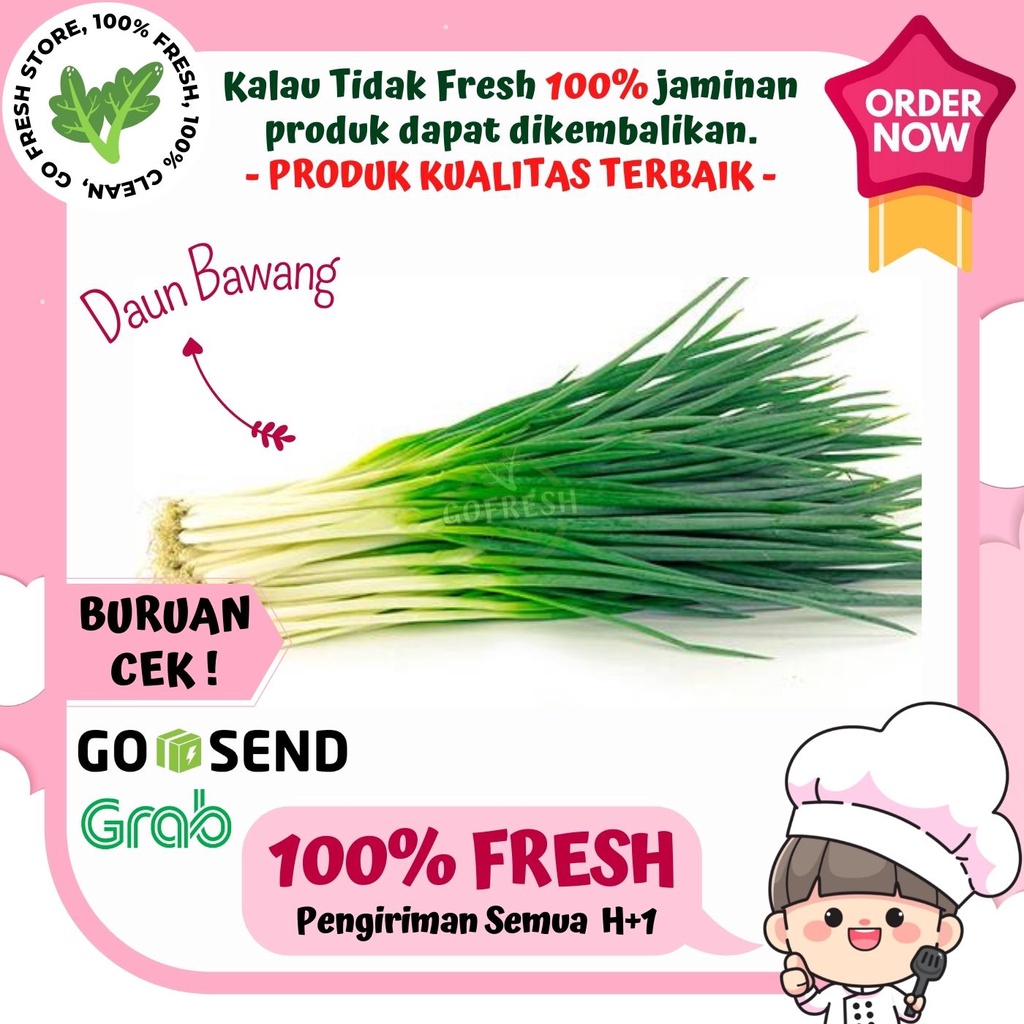 

DAUN BAWANG SAYURAN SEGAR LOKAL MURAH 500 GRAM