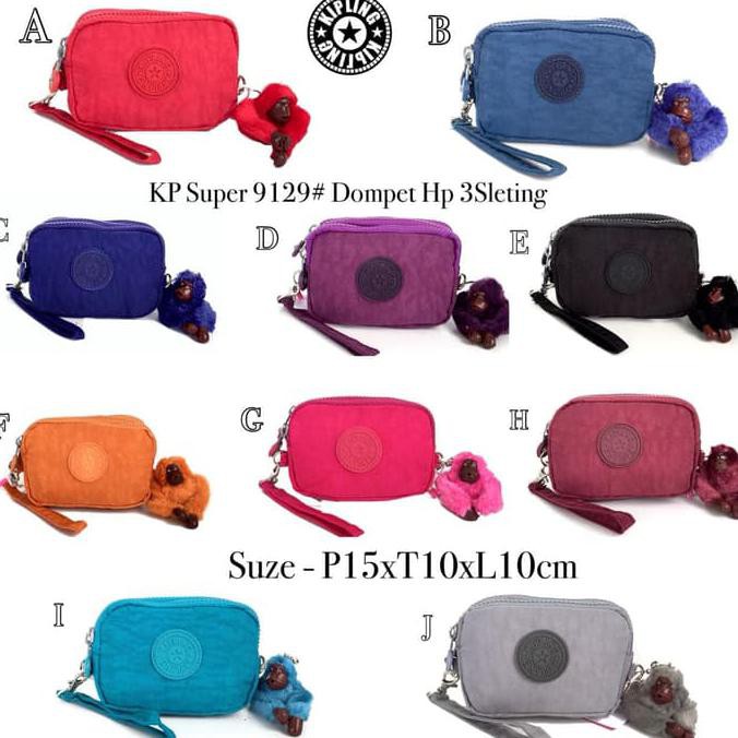 Super Dompet Hp .Dompet Kipling.Dompet 3Resleting.Tempat Hp Wanita Sale