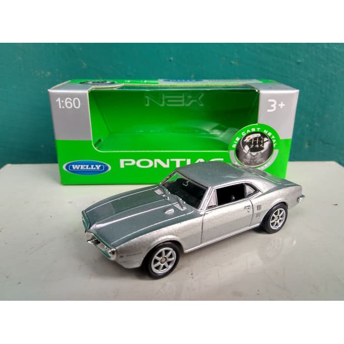 Miniatur Pontiac Firebird Diecast mobil sport Welly Nex 1:60 Murah