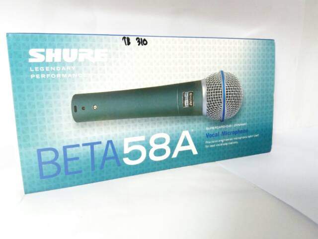 Mic vocal shure beta 58a swit + kabel