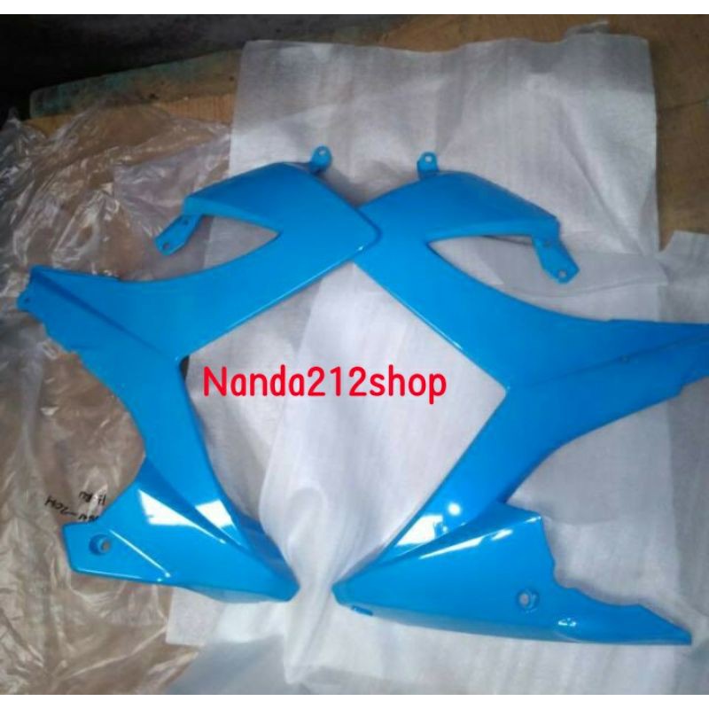 Sayap Satria Fu facelift biru GP 2014-2015