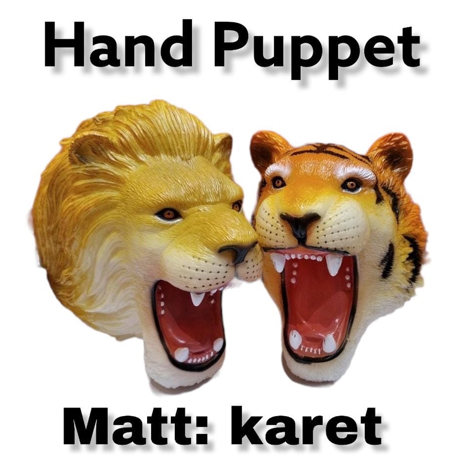 Recur Hand Puppet Lion Boneka Tangan Singa Recur Original