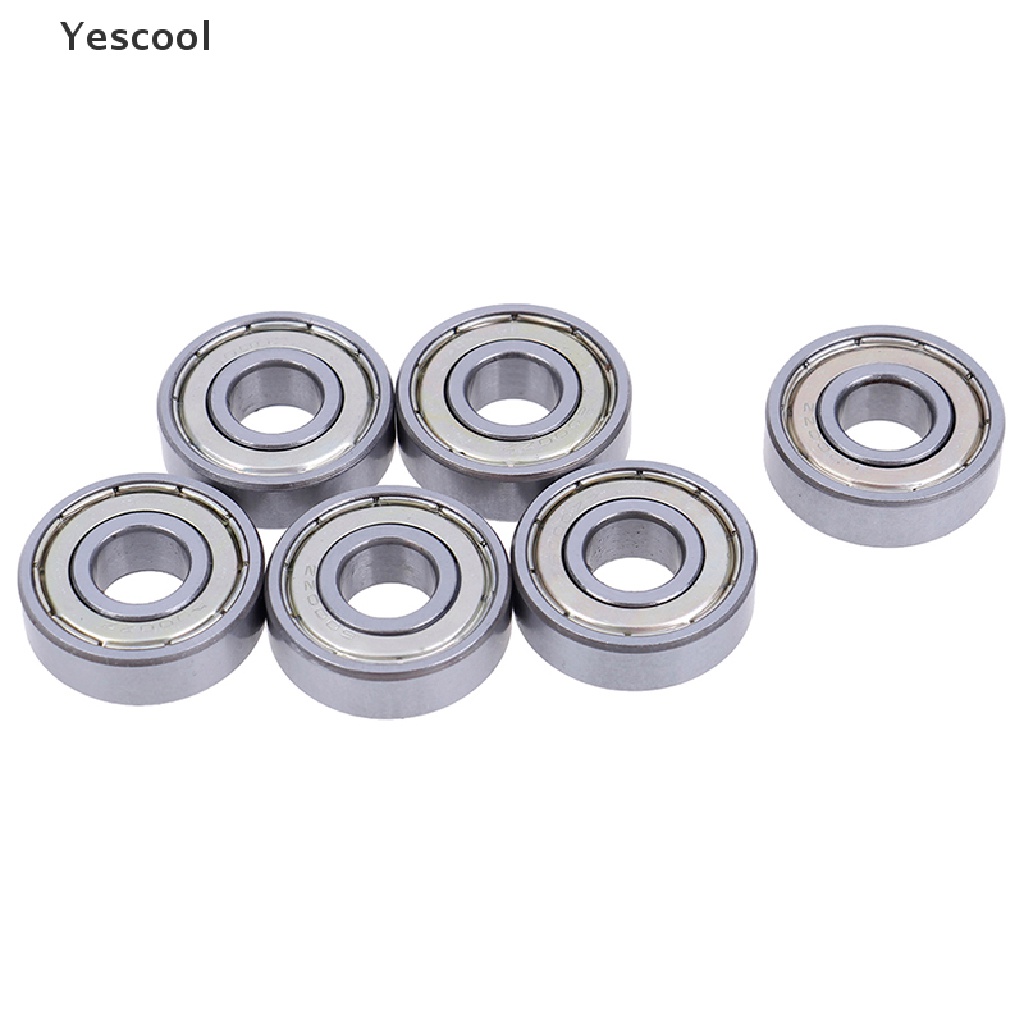 Yescool 6000-ZZ bearing 6000 2Z Bahan Metal Ukuran 10x26 X 8mm