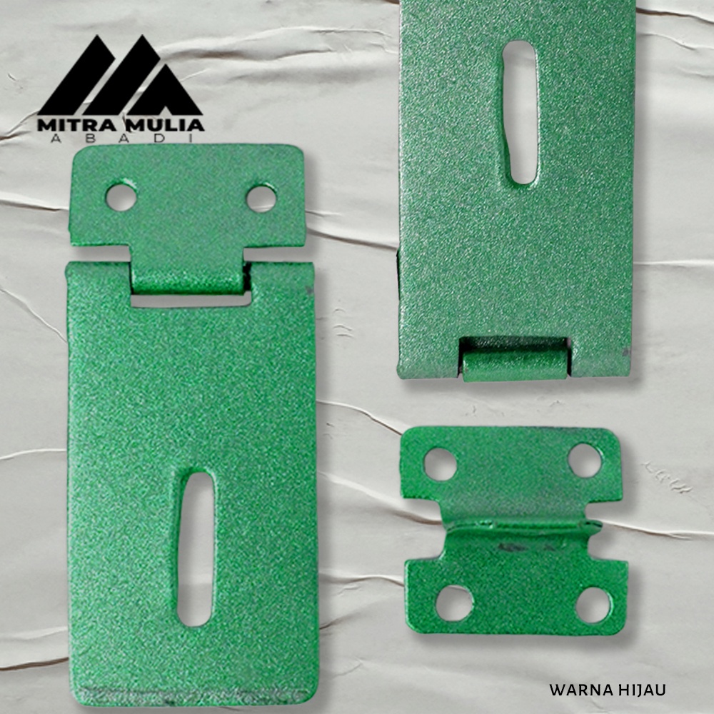 overpall plat 2” grendel gembok | overpall warna 2 inch grendel slot gembok | overval plat warna