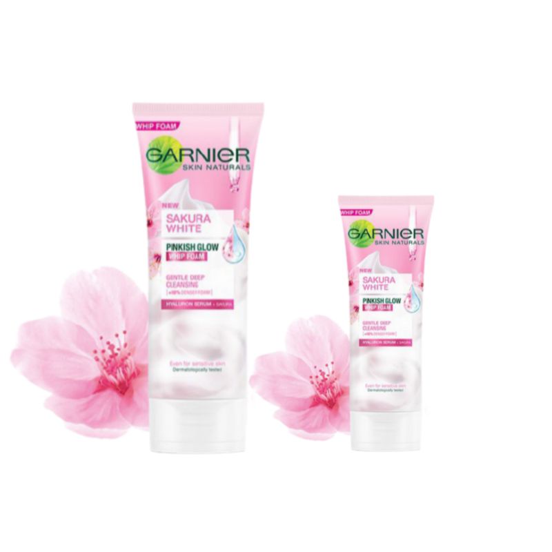 GARNIER Sakura White Pinkish Glow Whip Foam