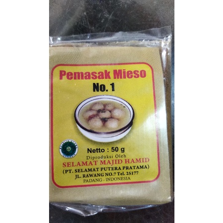 

pemasak mieso no. 1 isi 50 gram