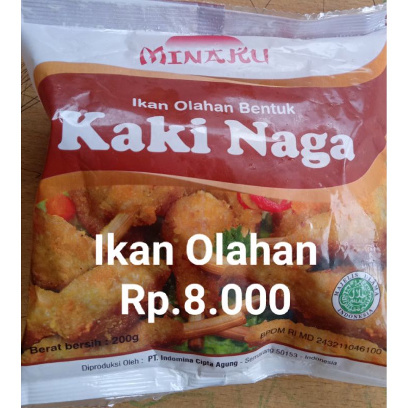 

Kaki naga ikan olahan