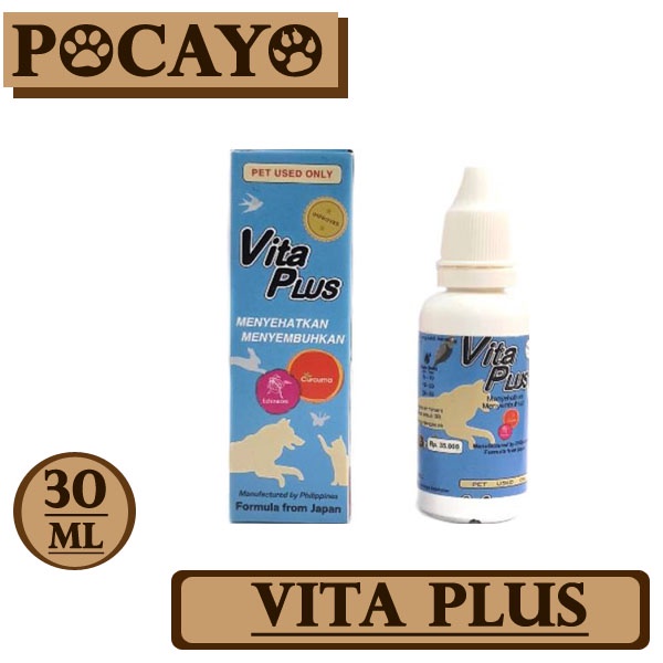 Vita Plus Vitamin Kucing Anjing Multivitamin 30ml