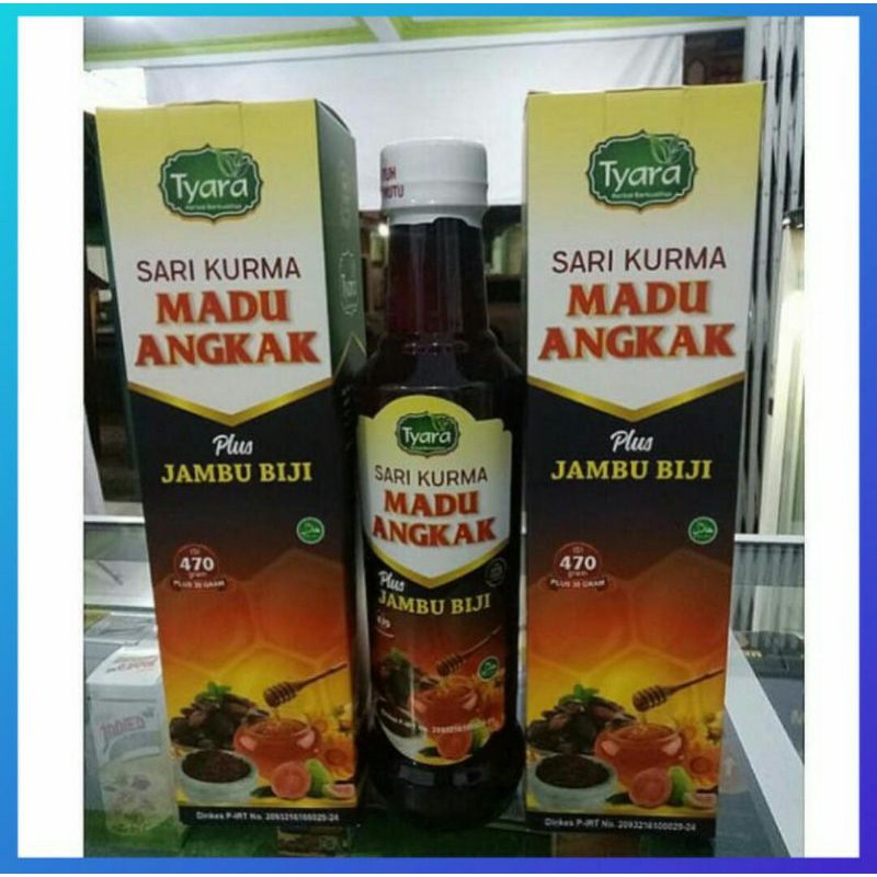 

Sari Kurma Angkak Tyara / Sari Kurma Madu Propolis / Sari Kurma Plus Angkak / Sari Kurma Darussyifa.