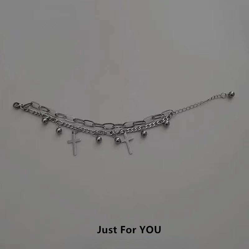 Gelang Rantai Multilayer Gaya Retro Korea Untuk Wanita