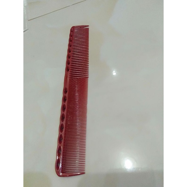 sisir rambut barbershop anti statis tiga color