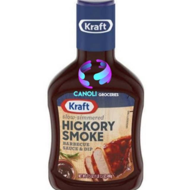 kraft hickory smoke sauce 496gr