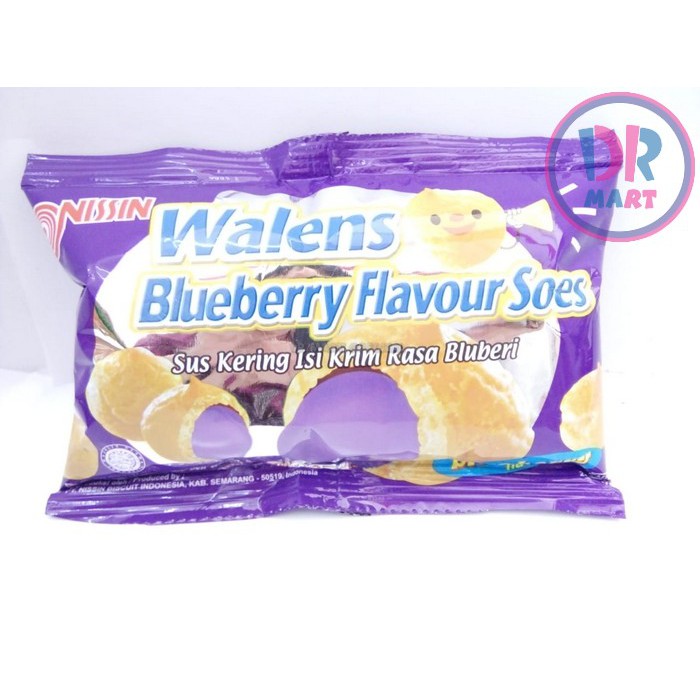 

Nissin Walens Blueberry Soes (Soes Kering isi Blueberry) 15gr