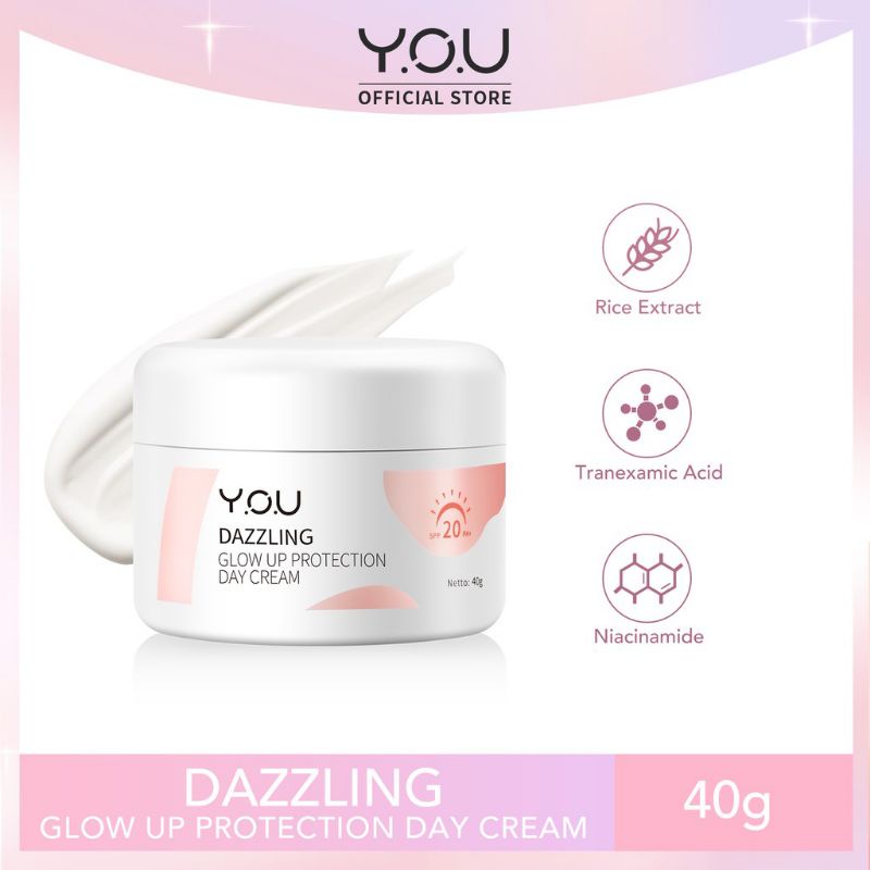 YOU Dazzling Glow Up Protection Day Cream 40g#Original