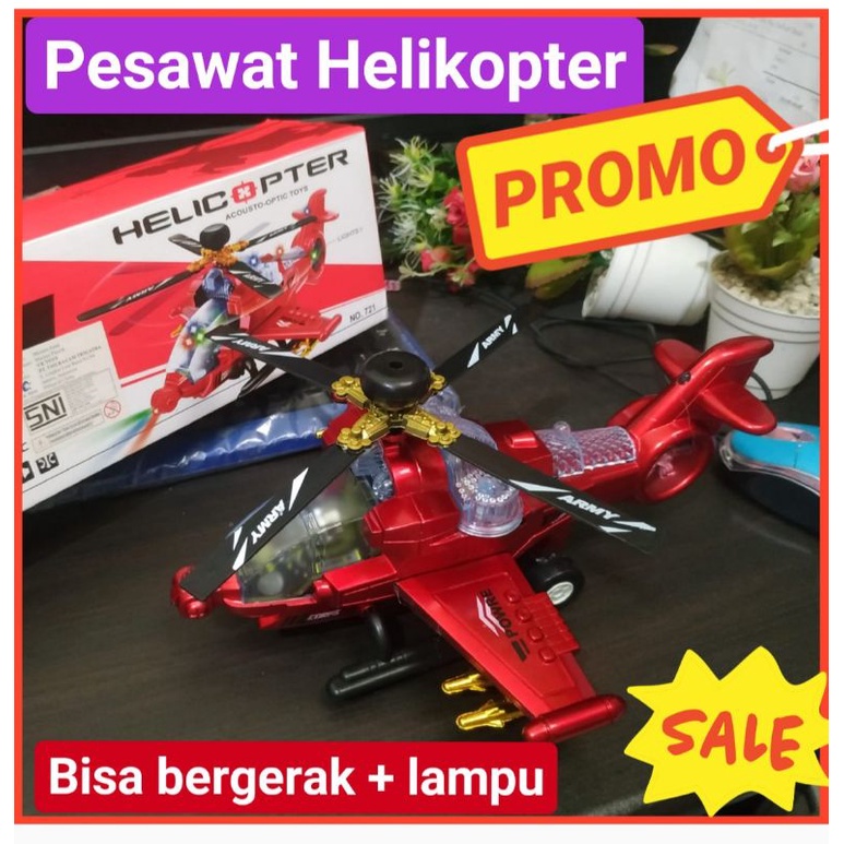Helikopter mainan pesawat anak laki laki