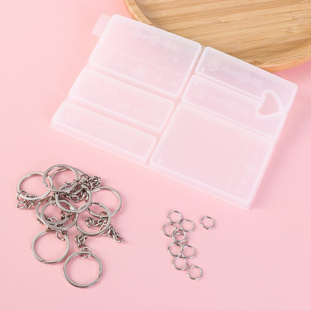 PREVA Keychain Molds Casting Crystal Epoxy Resin Crafts Silicone Mould