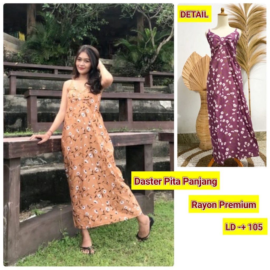 AFS - Dress Bali Pita Daster Yukensi Panjang Dress Tali Panjang