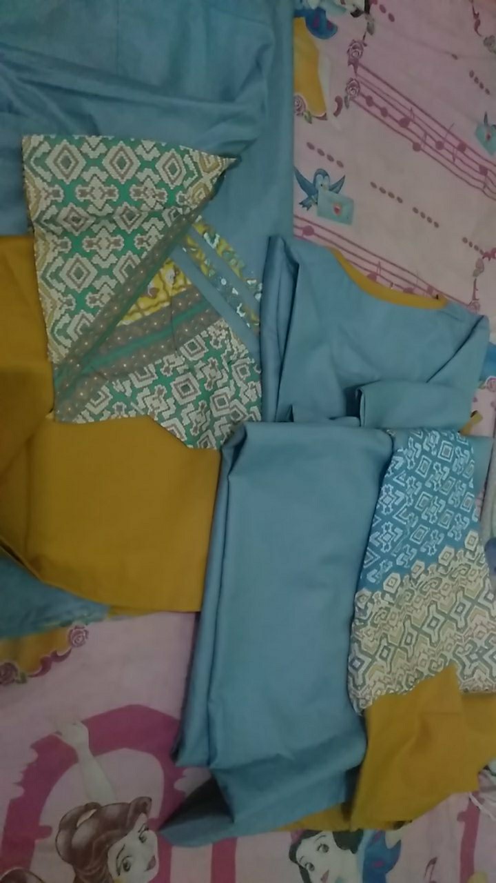 Azura Dress (gamis Toyobo Kombinasi Batik // Gamis Kondangan // Gamis Pesta)