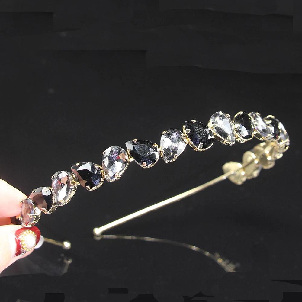 Rebuy Berlian Imitasi Rambut Hoop Indah Korea Wanita Bridal Hairband Gadis Aksesoris Rambut