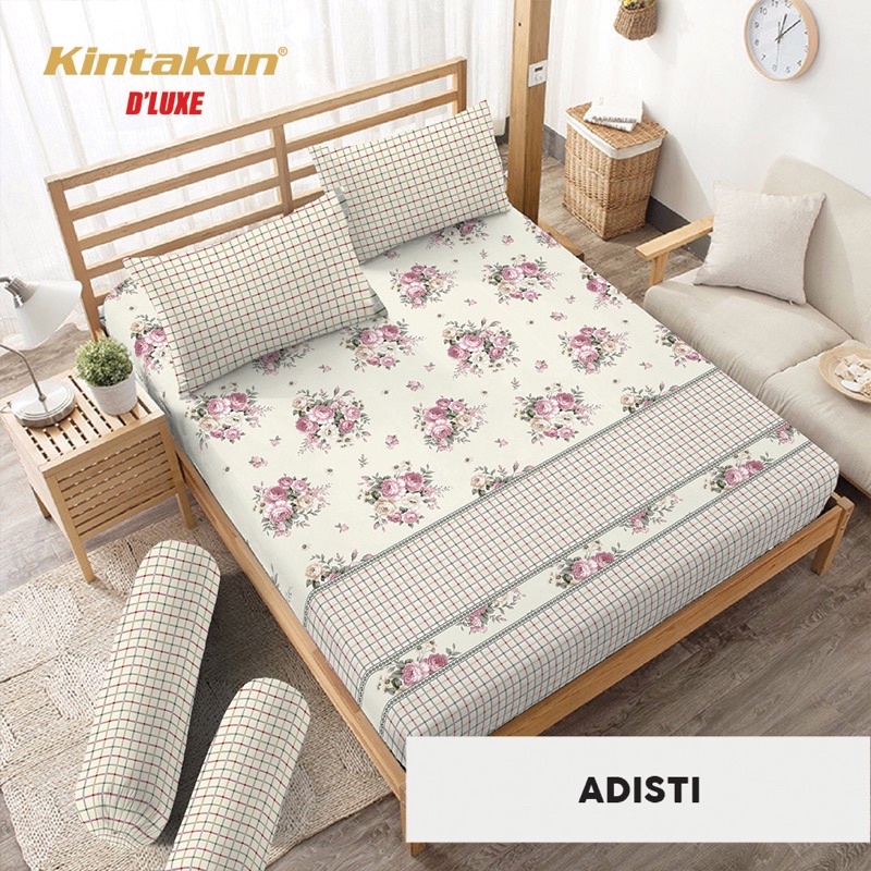 (BISA COD)SPREI KINTAKUN DELUXE UK 180*200 CM DIJAMIN TIDAK LUNTUR