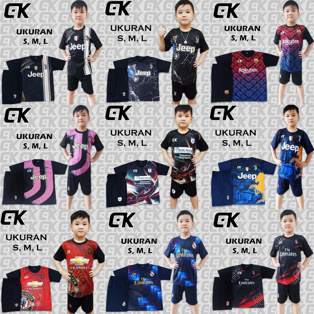 Kaos bola anak/futsal/Training/Jersey Print/kaos Voli/kaos bulutangkis
