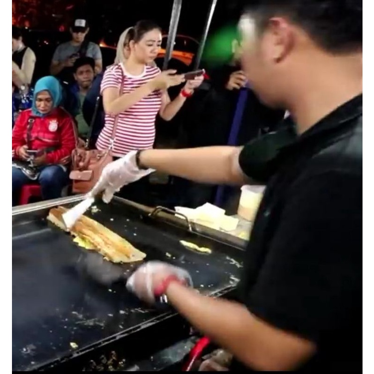 Kompor Panggangan Alat Pemanggang Panggang Dorayaki Wajan Roti Bakar Burger Kebab Long John Daging Grill Tepanyaki Gas 1