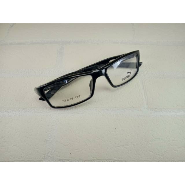 【COD】FRAME KACAMATA MINUS KOTAK PUMA PRIA/WANITA | BISA GANTI LENSA MIN PLUS
