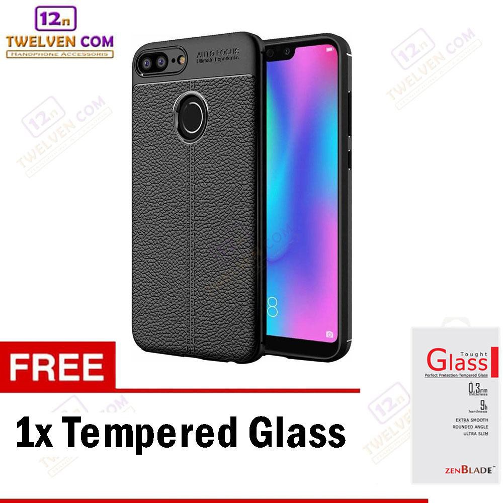 Case Auto Focus Softcase Casing for Oppo Realme 2 Pro - Hitam + Free Tempered Glass