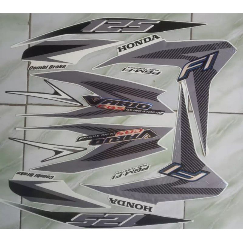 Stiker striping motor Honda Vario CBS 125