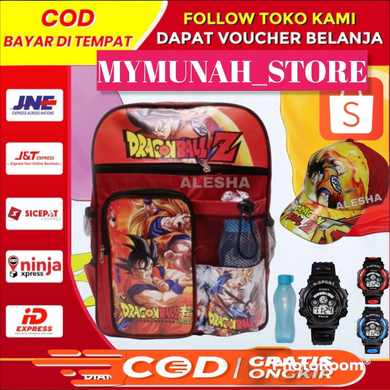 DRAGONBALL/TAS RANSEL ANAK SEKOLAH SD TK/BERBONUS