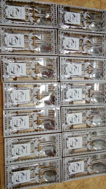 Souvenir Sendok Garpu Sumpit Stainless Kemas Mika