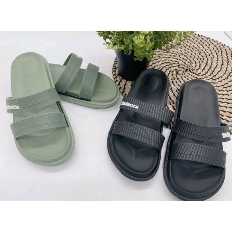 SANDAL Wanita Slip On Bahan Karet terbaru termurah simple tidak licin 040T 040L Ukura 30 31 32 33 34 35 36 37 38 39 40