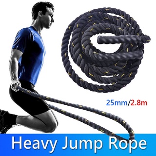 Weighted Skipping Rope 2 kg -2.8 meter Battle Jump Rope Gym & Fitness